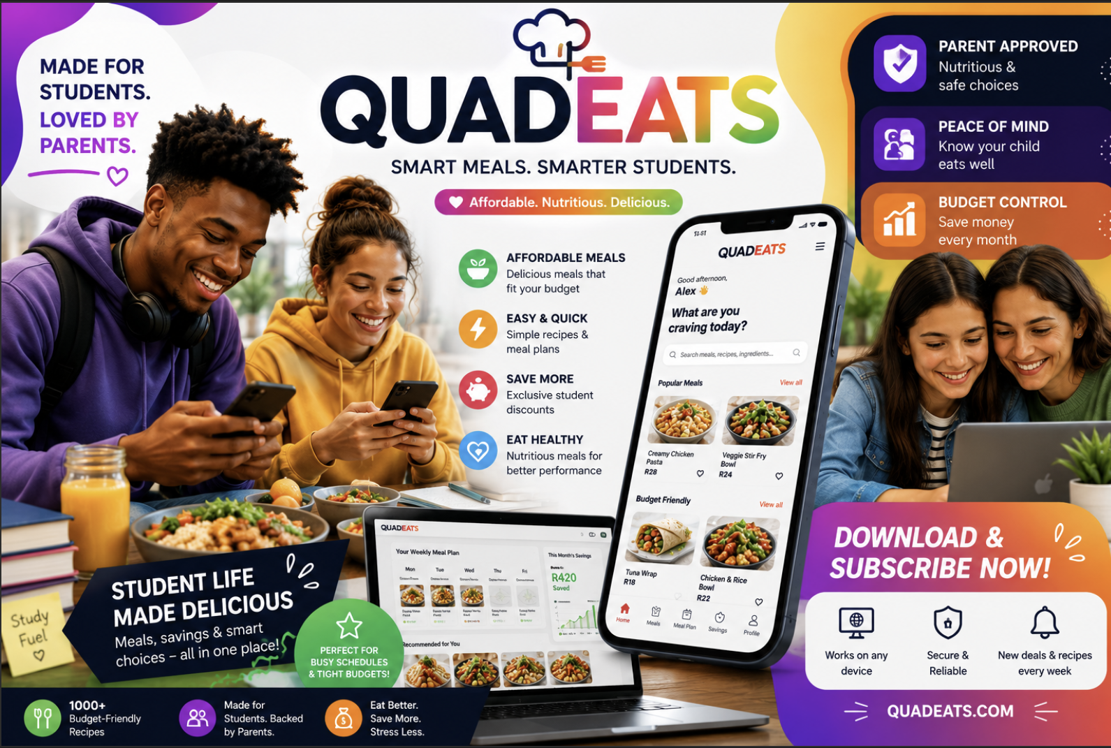 QuadEats marketing